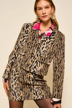 RIXO Mariah Leopard Mini Skirt^ Skirts|Co-Ords