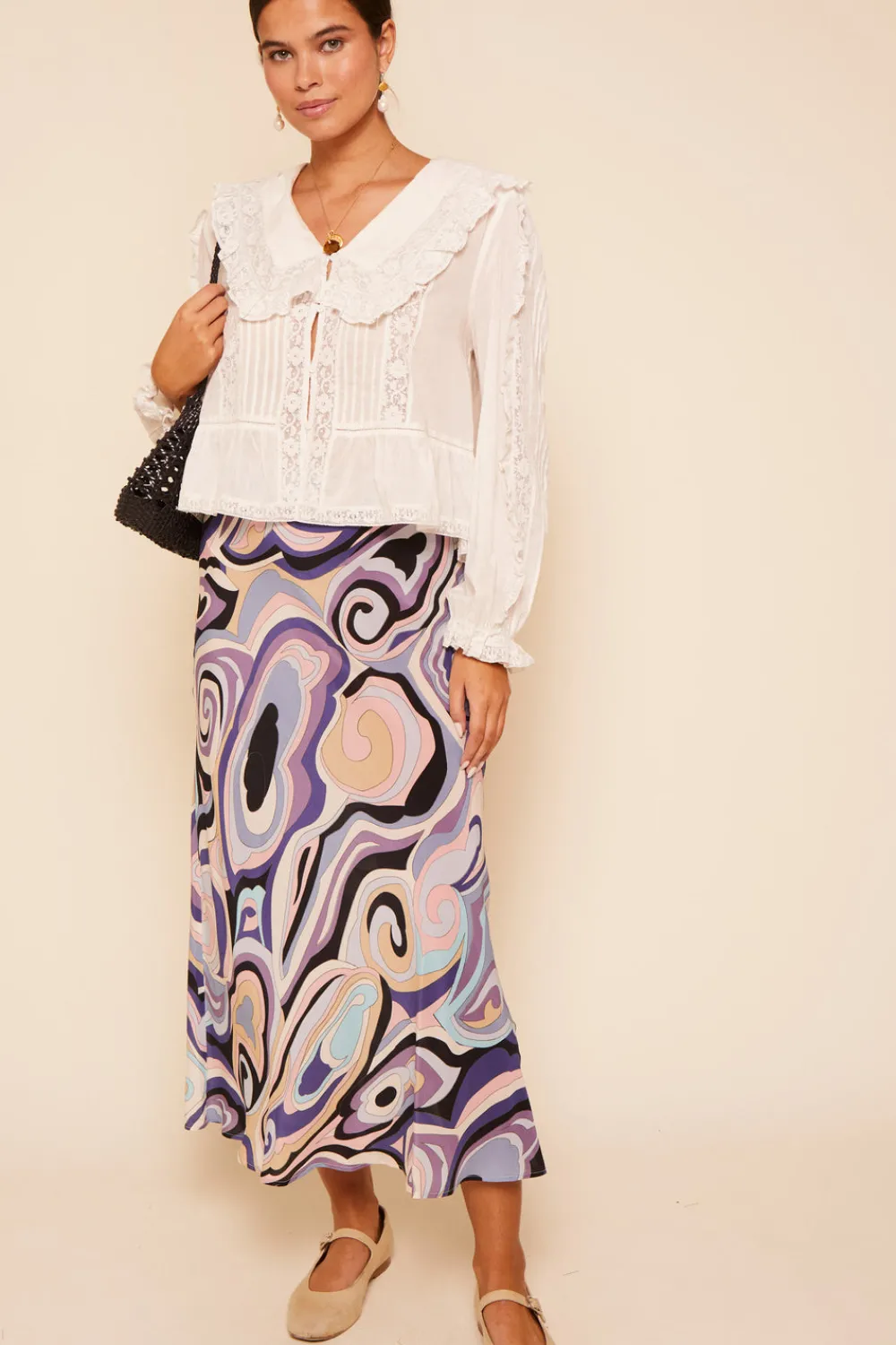 RIXO Maribelle Cotton Blouse^ Tops