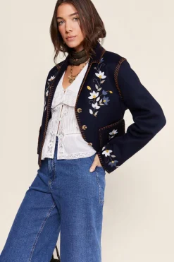 RIXO Maribelle Cotton Blouse^ Tops