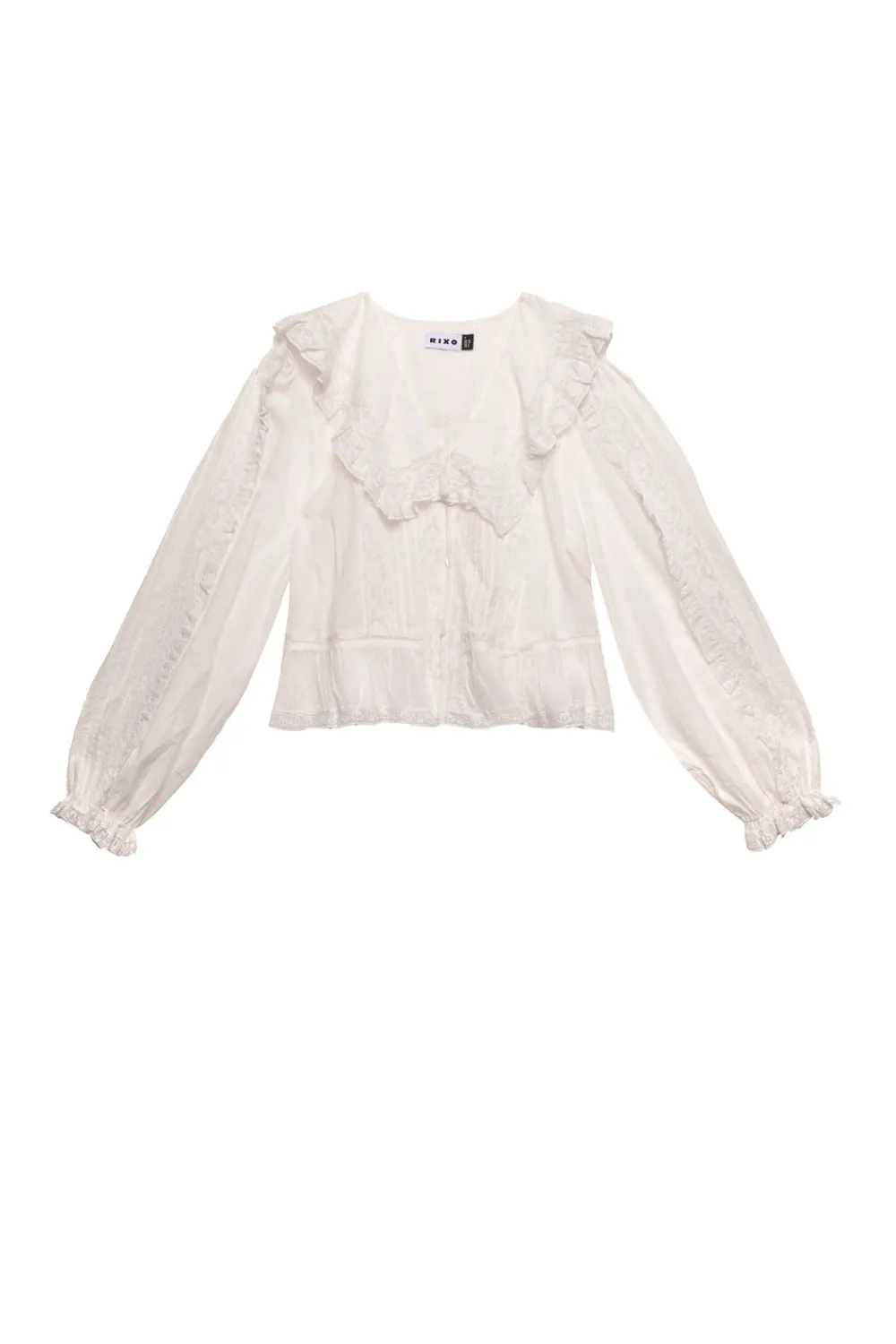 RIXO Maribelle Cotton Blouse^ Tops