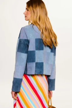 RIXO Mazara Suede Jacket^ Coats And Jackets