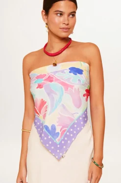 RIXO Menno Silk Scarf^ Scarves