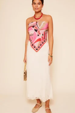 RIXO Menno Silk Scarf^ Tops