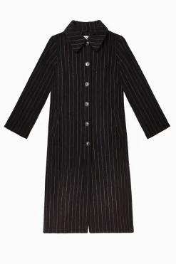 RIXO Milly Pinstriped Coat^ Coats And Jackets