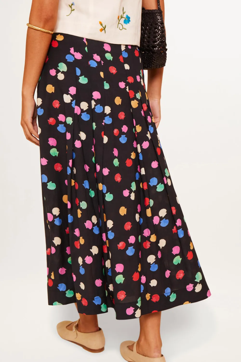 RIXO Noele Cotton-Blend Midi Skirt^ Skirts|Co-Ords