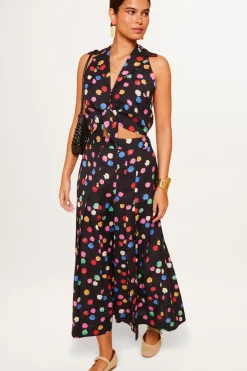 RIXO Noele Cotton-Blend Midi Skirt^ Skirts|Co-Ords