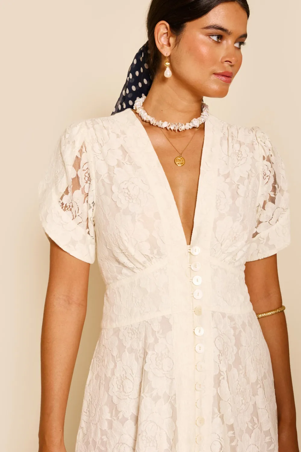RIXO Novara Lace Midi Dress^ Bridal Registry