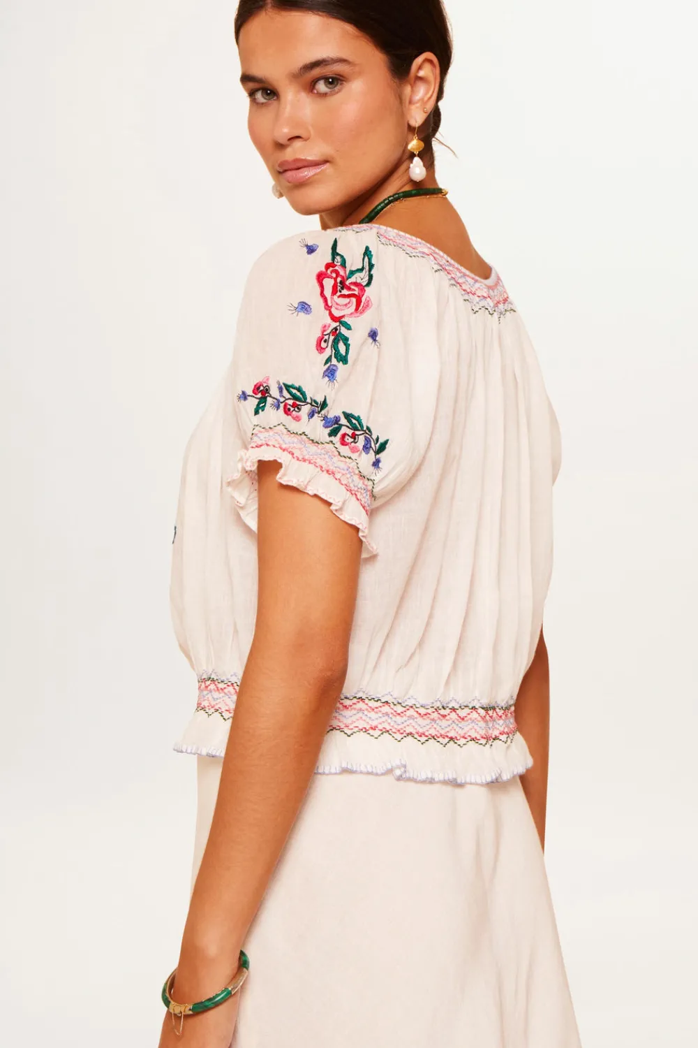 RIXO Phlox Cotton Top^ Tops