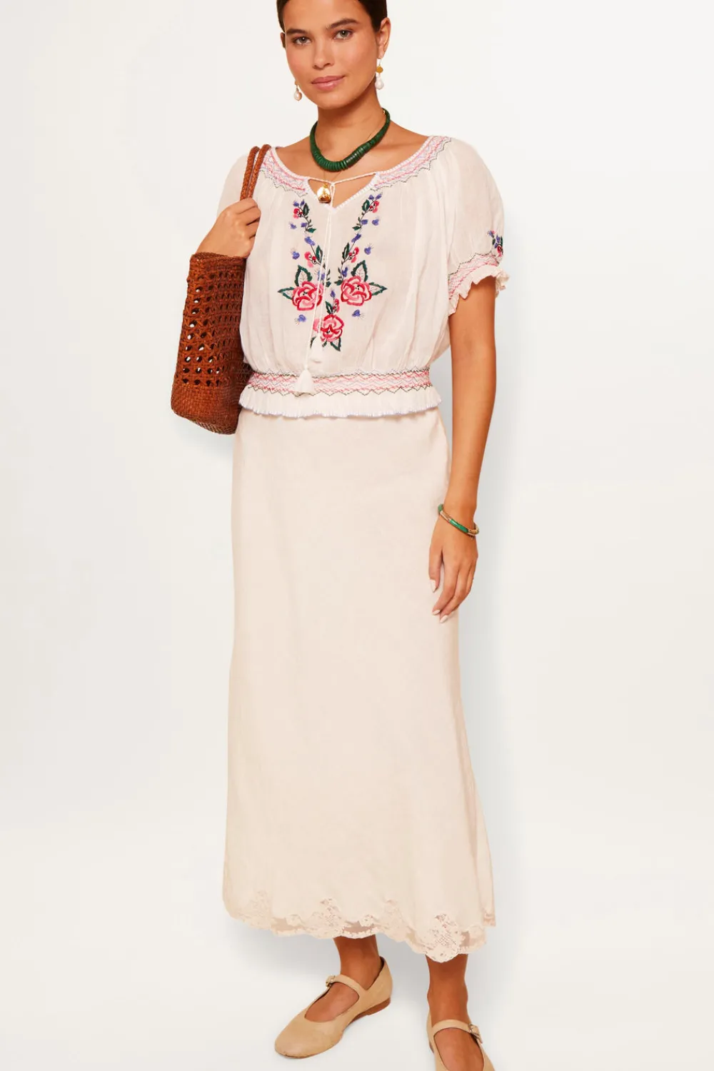 RIXO Phlox Cotton Top^ Tops