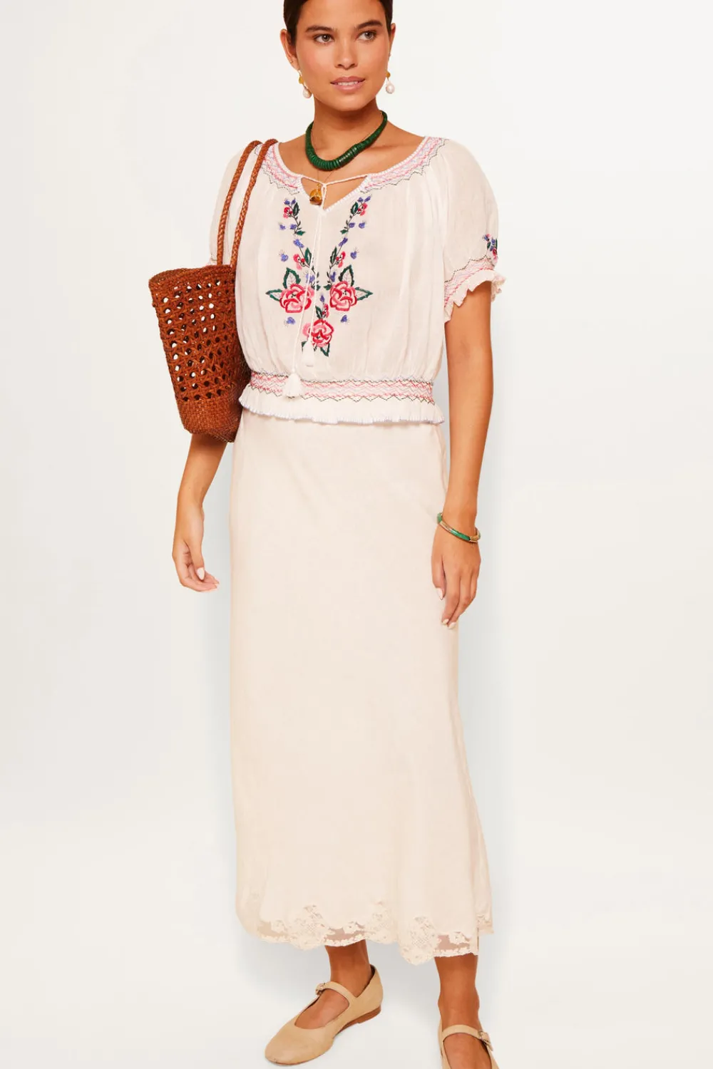 RIXO Phlox Cotton Top^ Tops