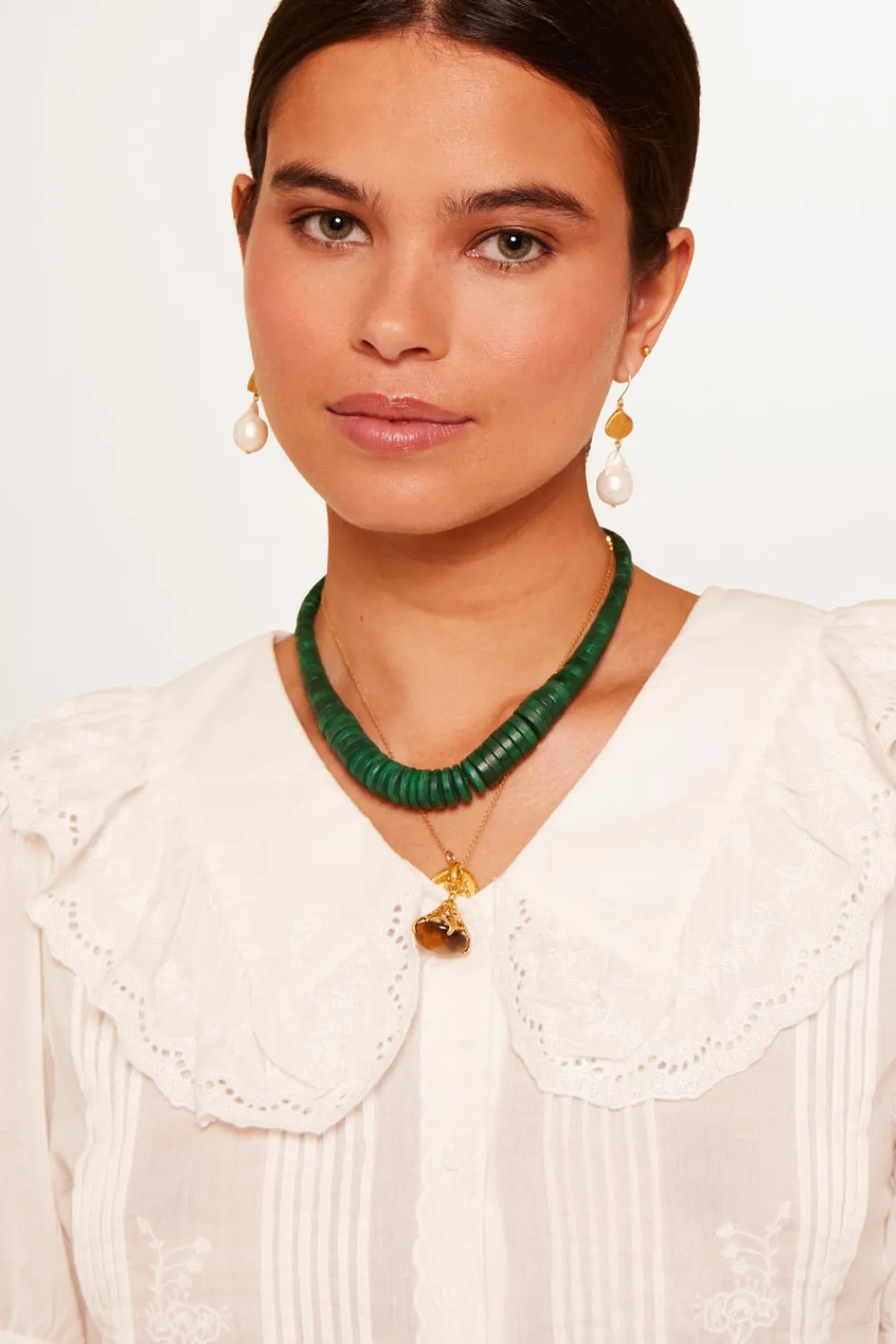 RIXO Quince Cotton Blouse^ Tops