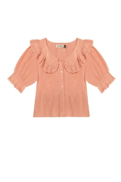 RIXO Quince Silk Blouse^ Tops