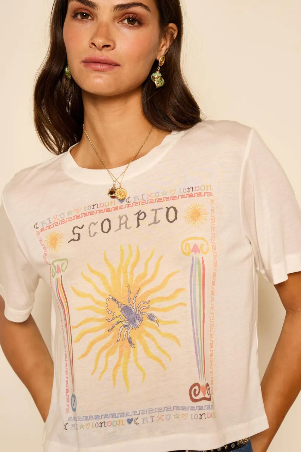RIXO Ria Zodiac T-Shirt^ Tops