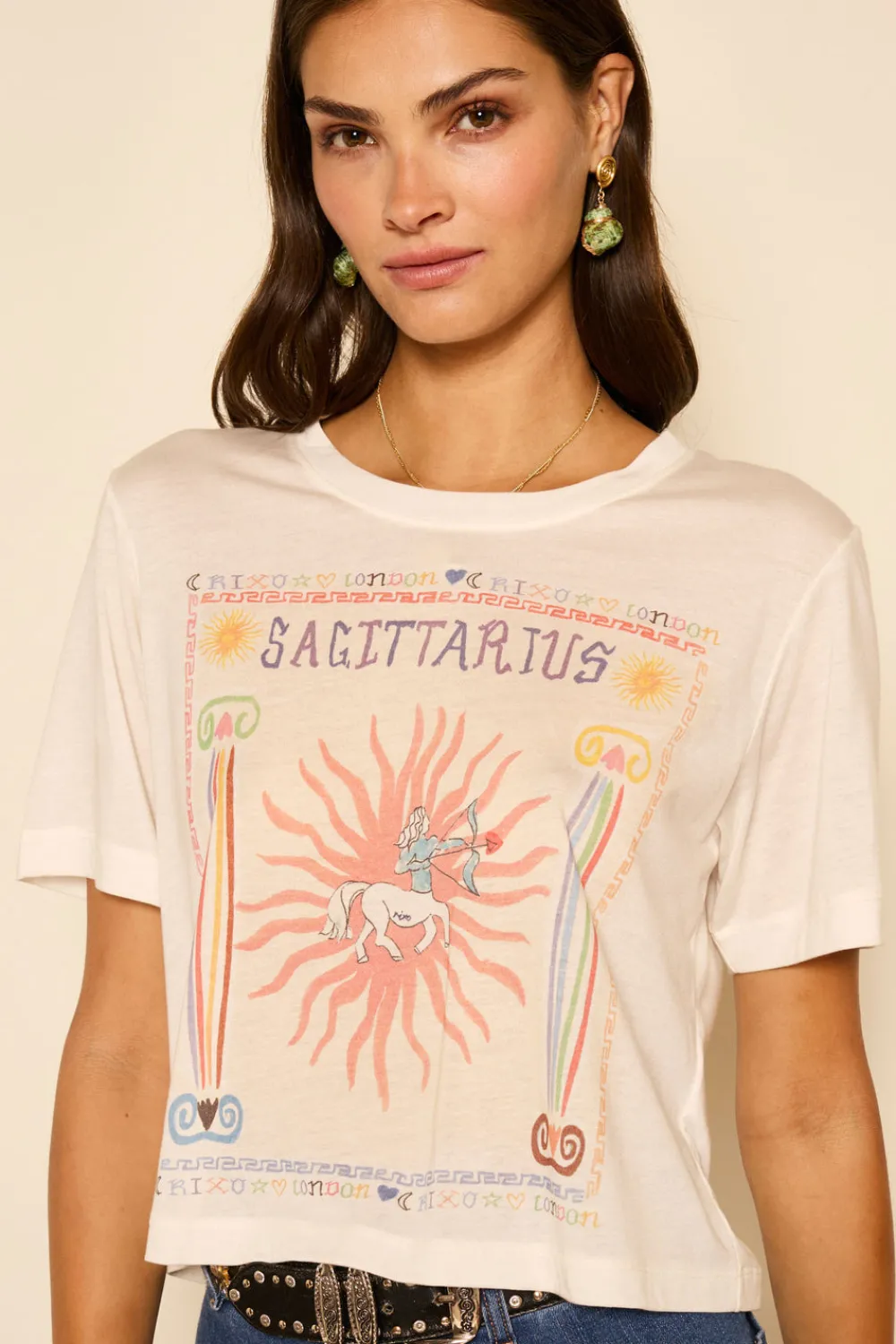 RIXO Ria Zodiac T-Shirt^ Tops