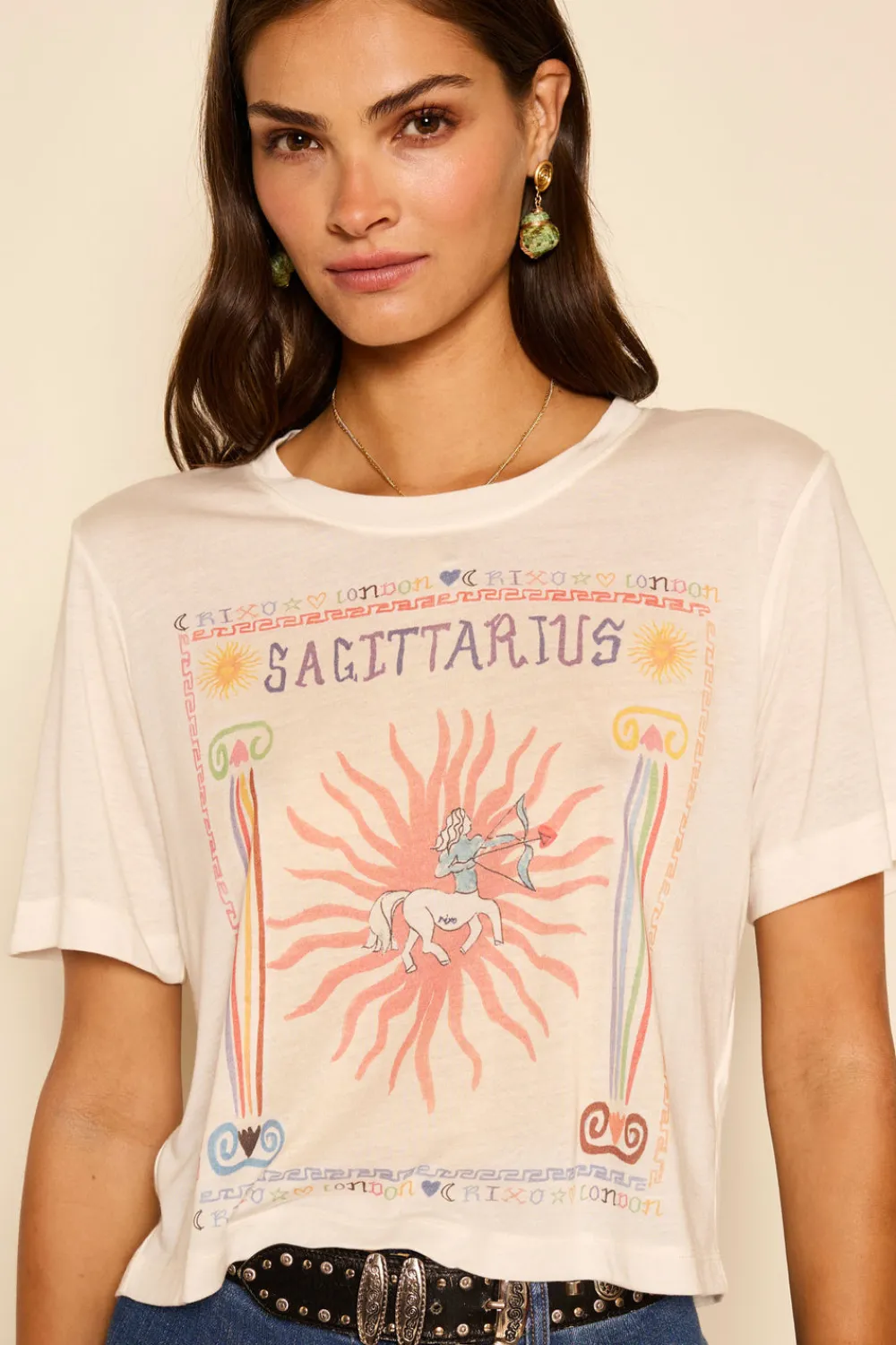 RIXO Ria Zodiac T-Shirt^ Tops