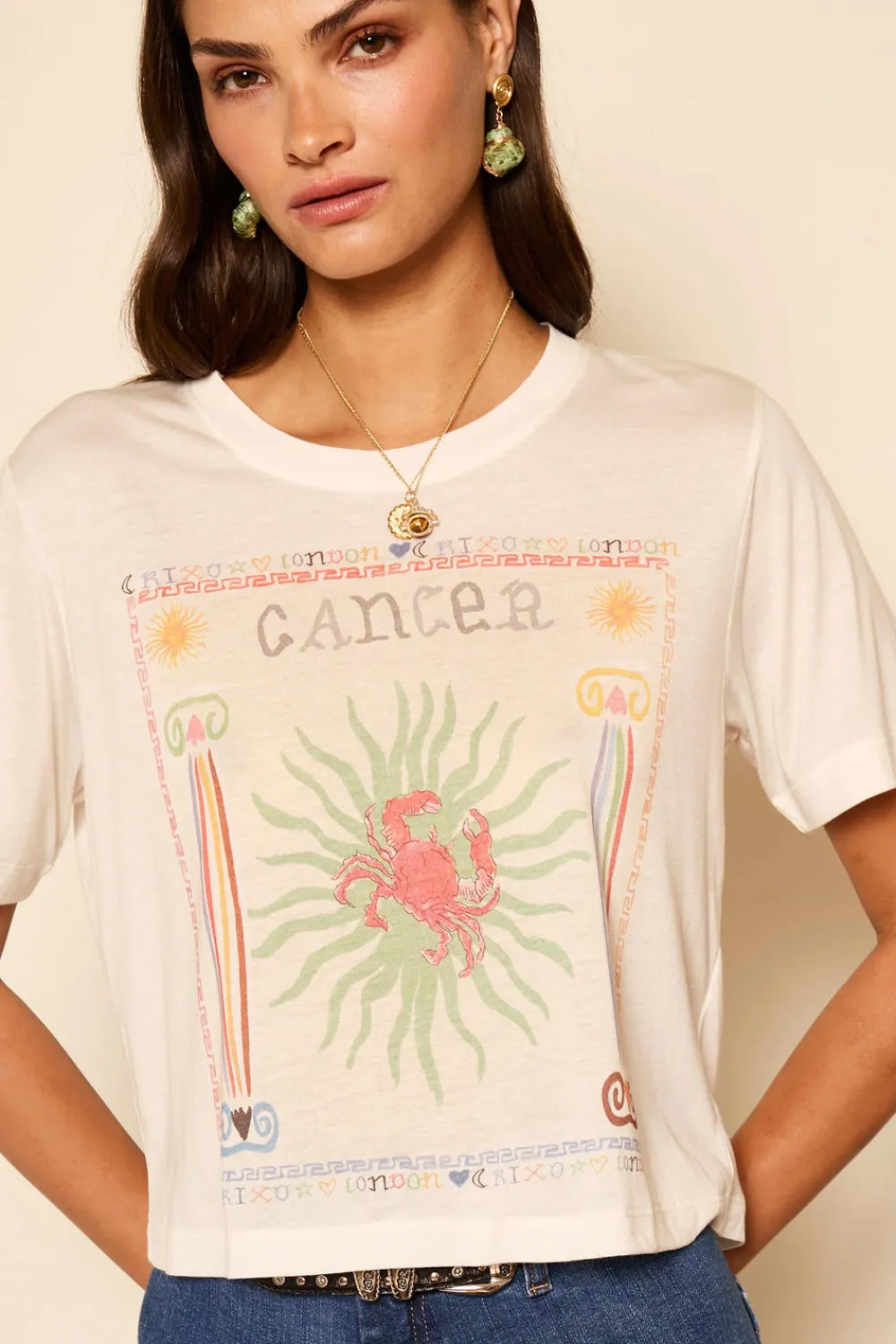 RIXO Ria Zodiac T-Shirt^ Tops