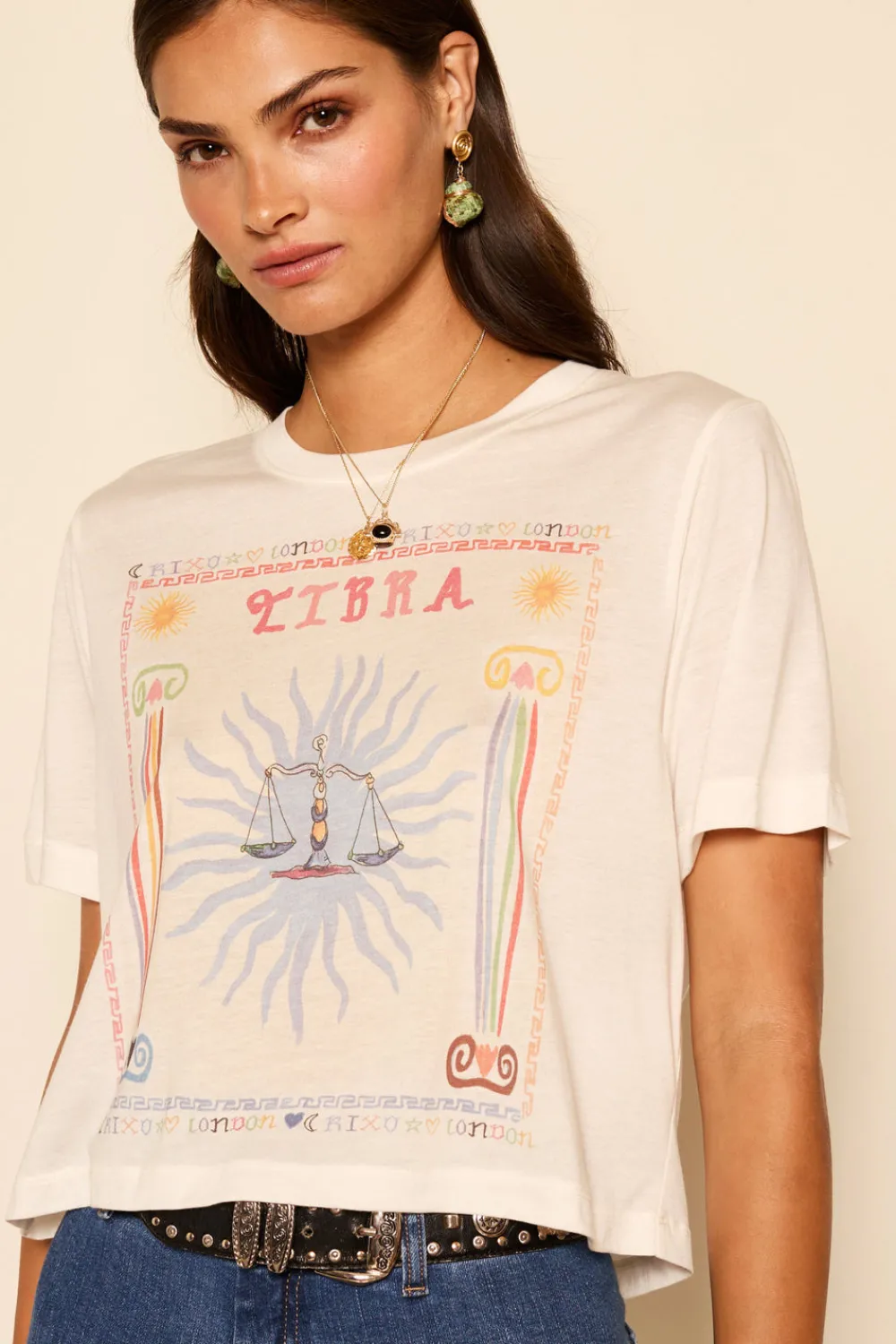 RIXO Ria Zodiac T-Shirt^ Tops