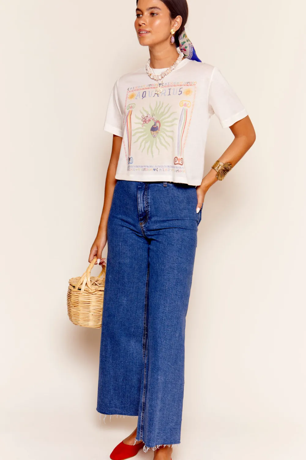 RIXO Ria Zodiac T-Shirt^ Tops