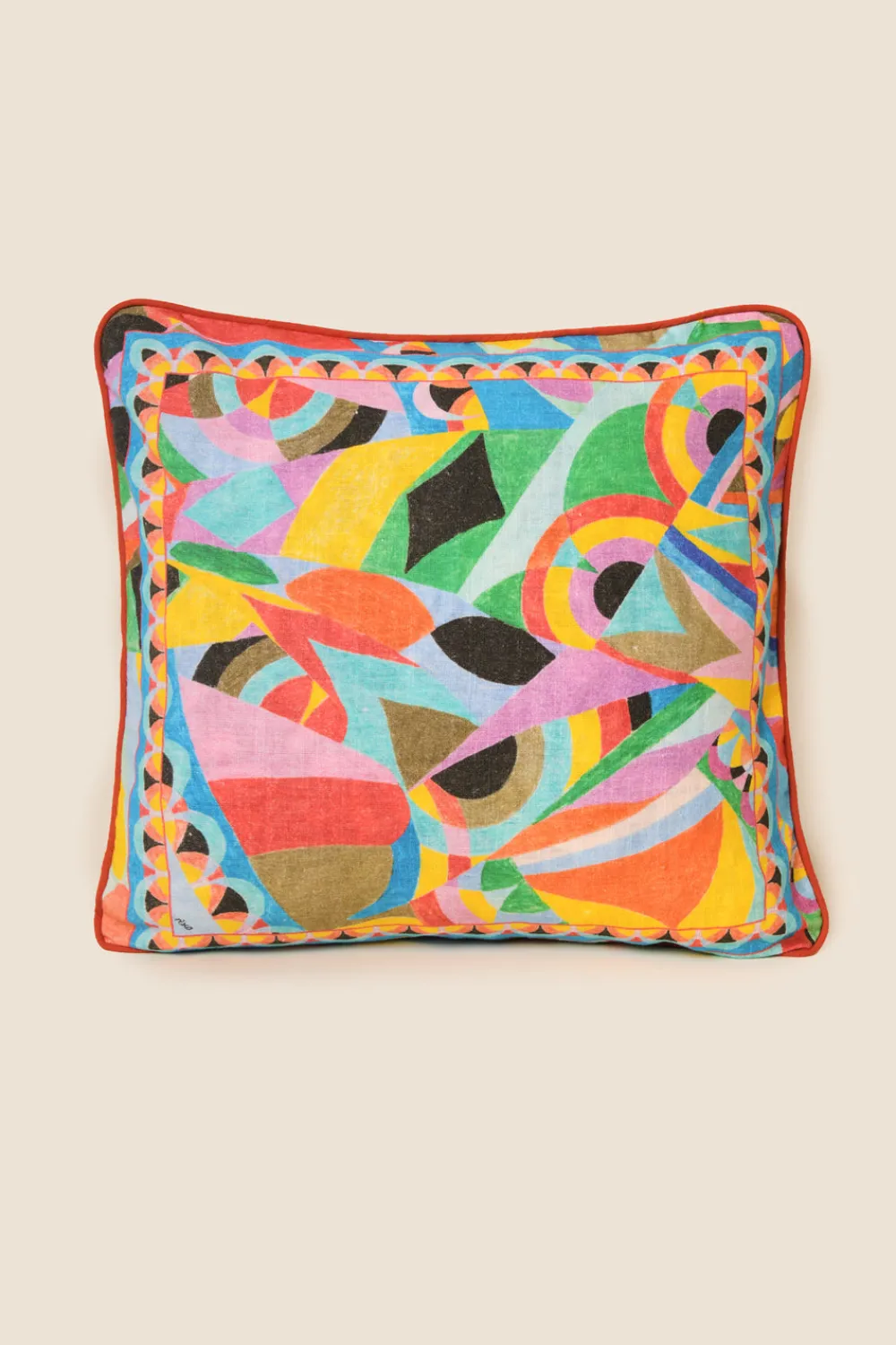 RIXO Romilly Linen and Cotton-Blend Cushion Cover^ Homeware