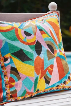 RIXO Romilly Linen and Cotton-Blend Cushion Cover^ Homeware