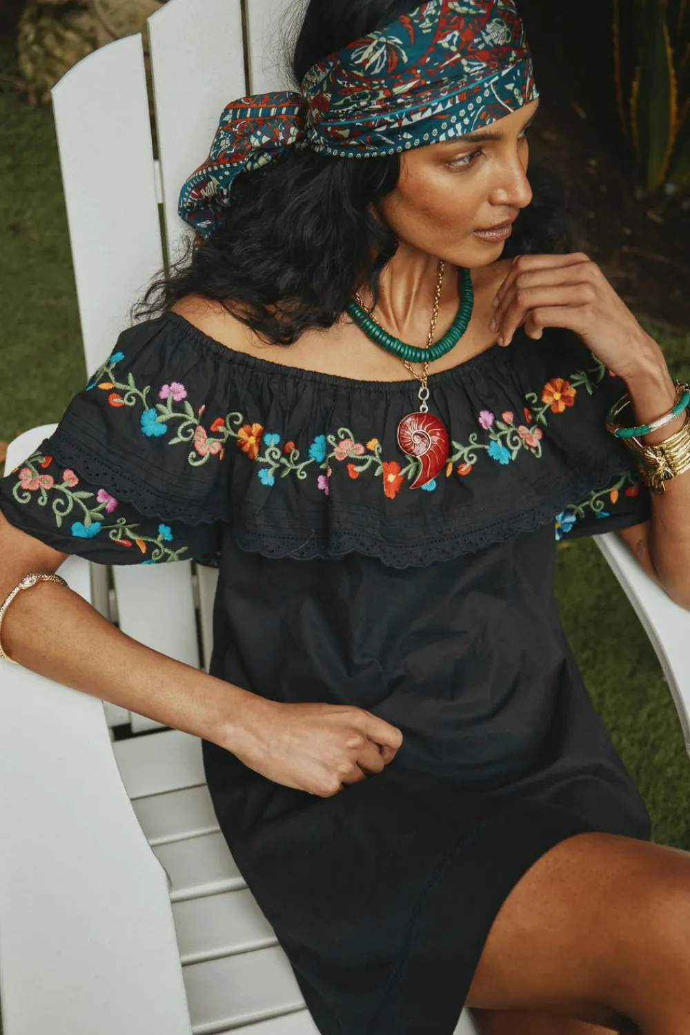 RIXO Saige Cotton Mini Dress^ Dresses