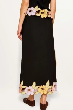 RIXO Serano Linen-Blend Skirt^ Skirts|Co-Ords