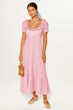 RIXO Sorana Cotton-Blend Midi Dress^ Occasion Dresses|Honeymoon