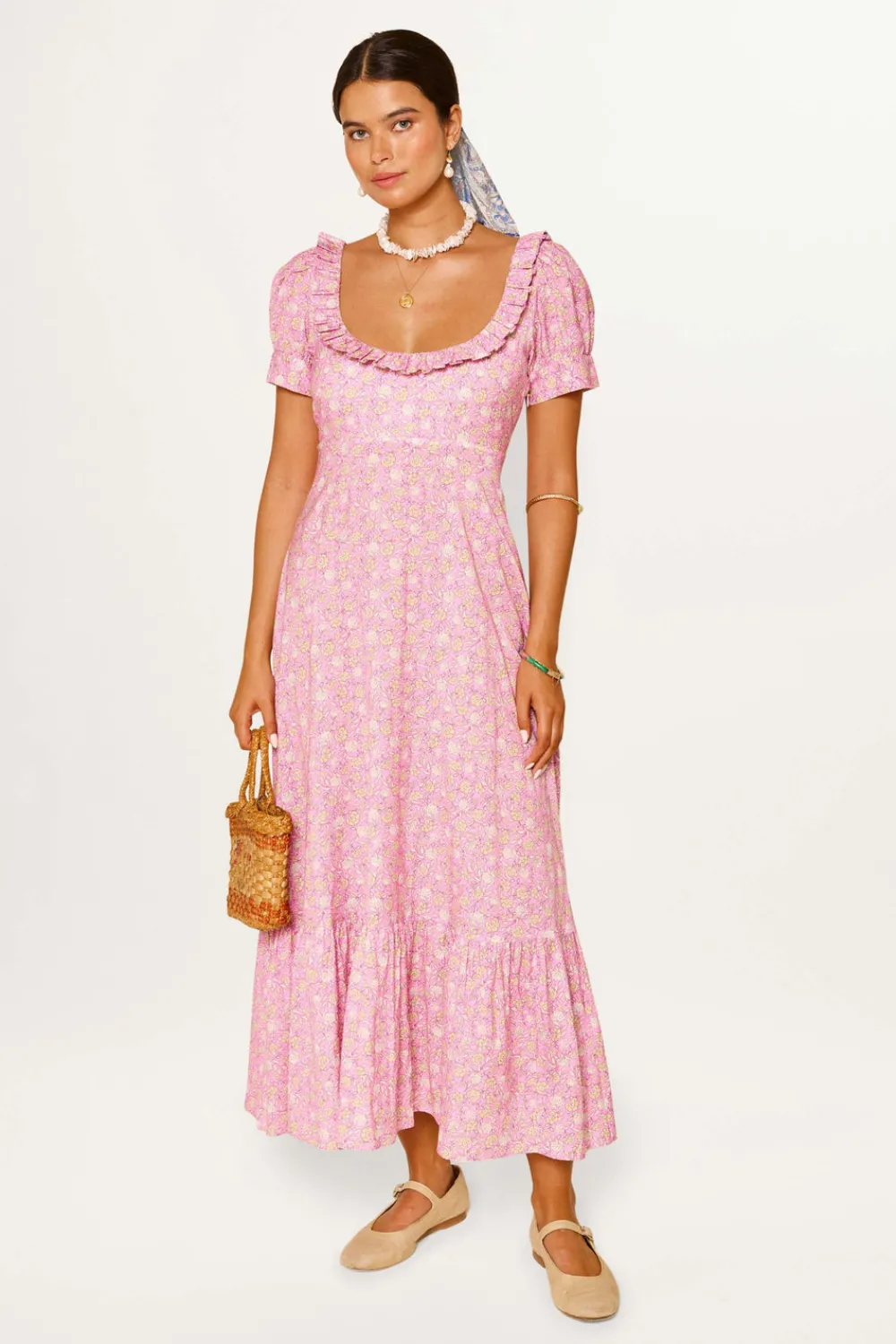 RIXO Sorana Cotton-Blend Midi Dress^ Occasion Dresses|Honeymoon