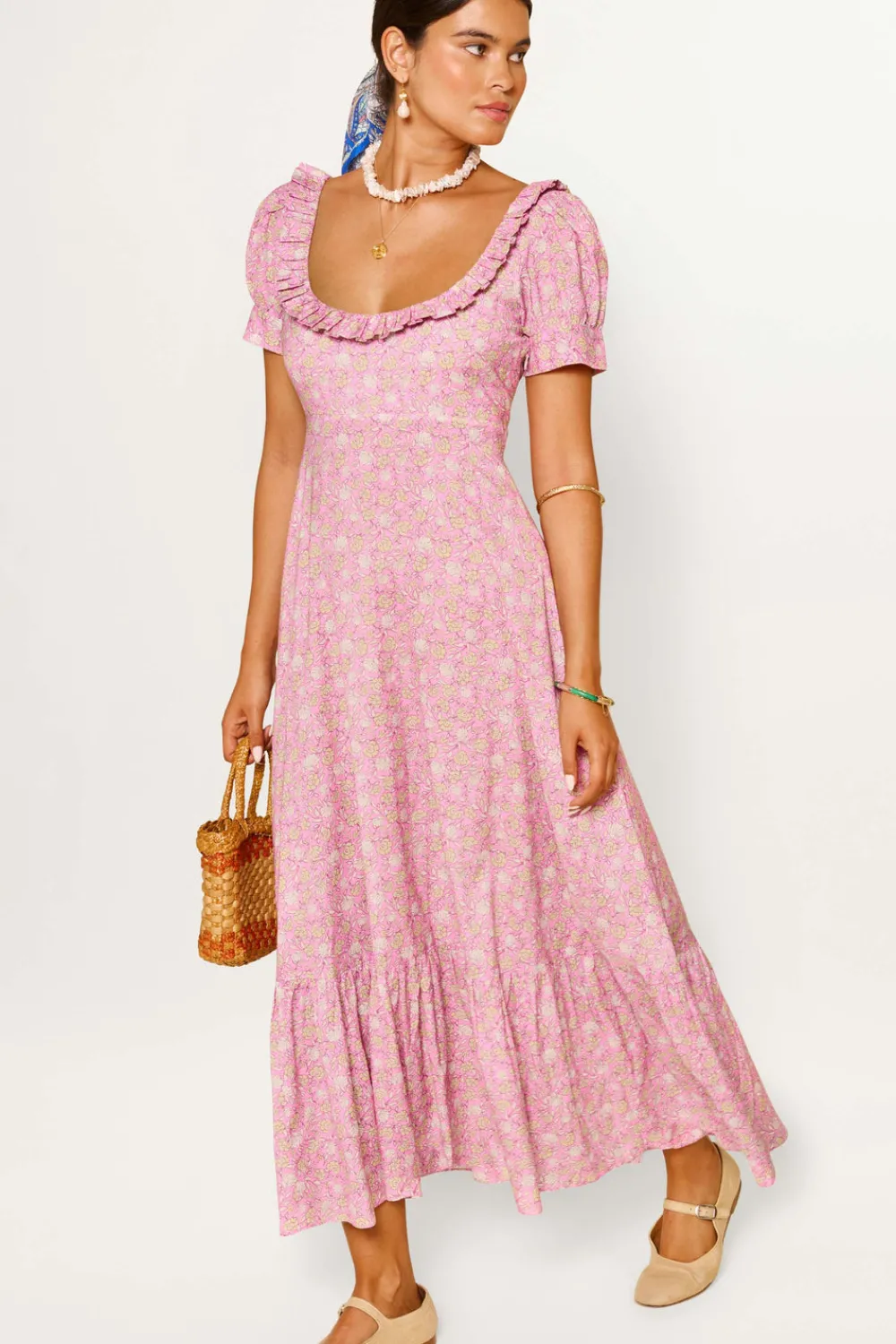 RIXO Sorana Cotton-Blend Midi Dress^ Occasion Dresses|Honeymoon