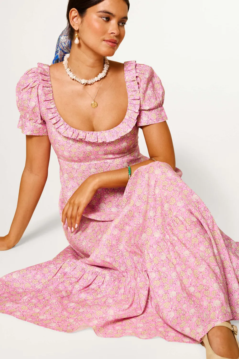 RIXO Sorana Cotton-Blend Midi Dress^ Occasion Dresses|Honeymoon