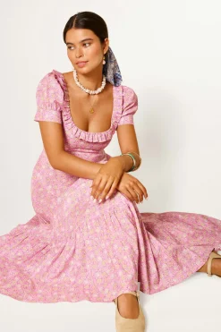 RIXO Sorana Cotton-Blend Midi Dress^ Occasion Dresses|Honeymoon