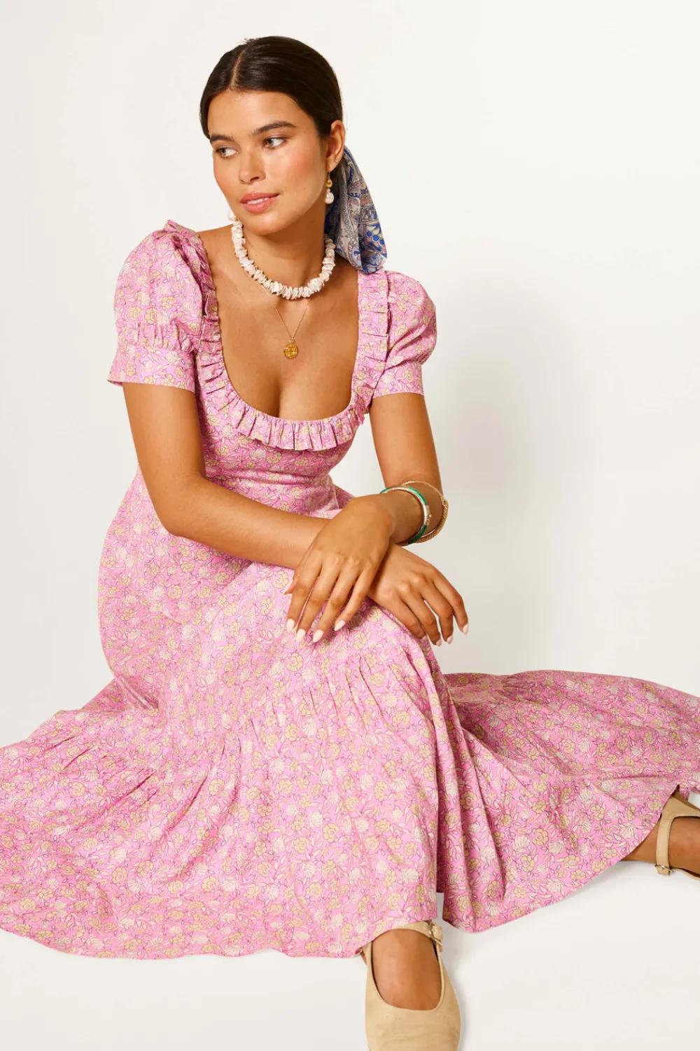 RIXO Sorana Cotton-Blend Midi Dress^ Occasion Dresses|Honeymoon