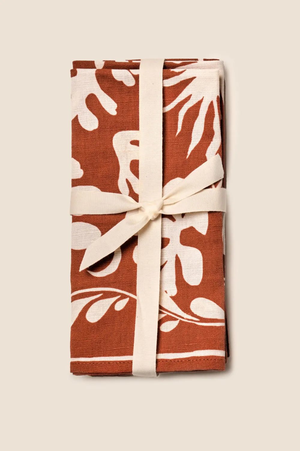 RIXO Tali Linen and Cotton-Blend Napkins x2^ Homeware