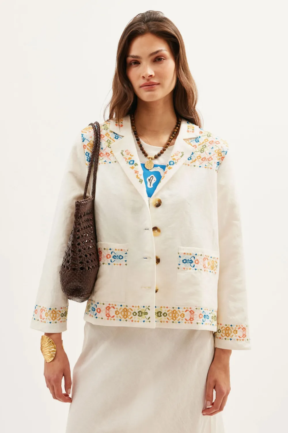 RIXO Taya Embroidered Jacket^ Coats And Jackets