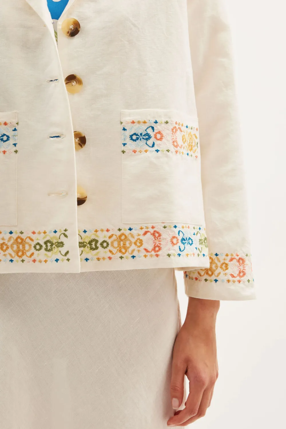 RIXO Taya Embroidered Jacket^ Coats And Jackets