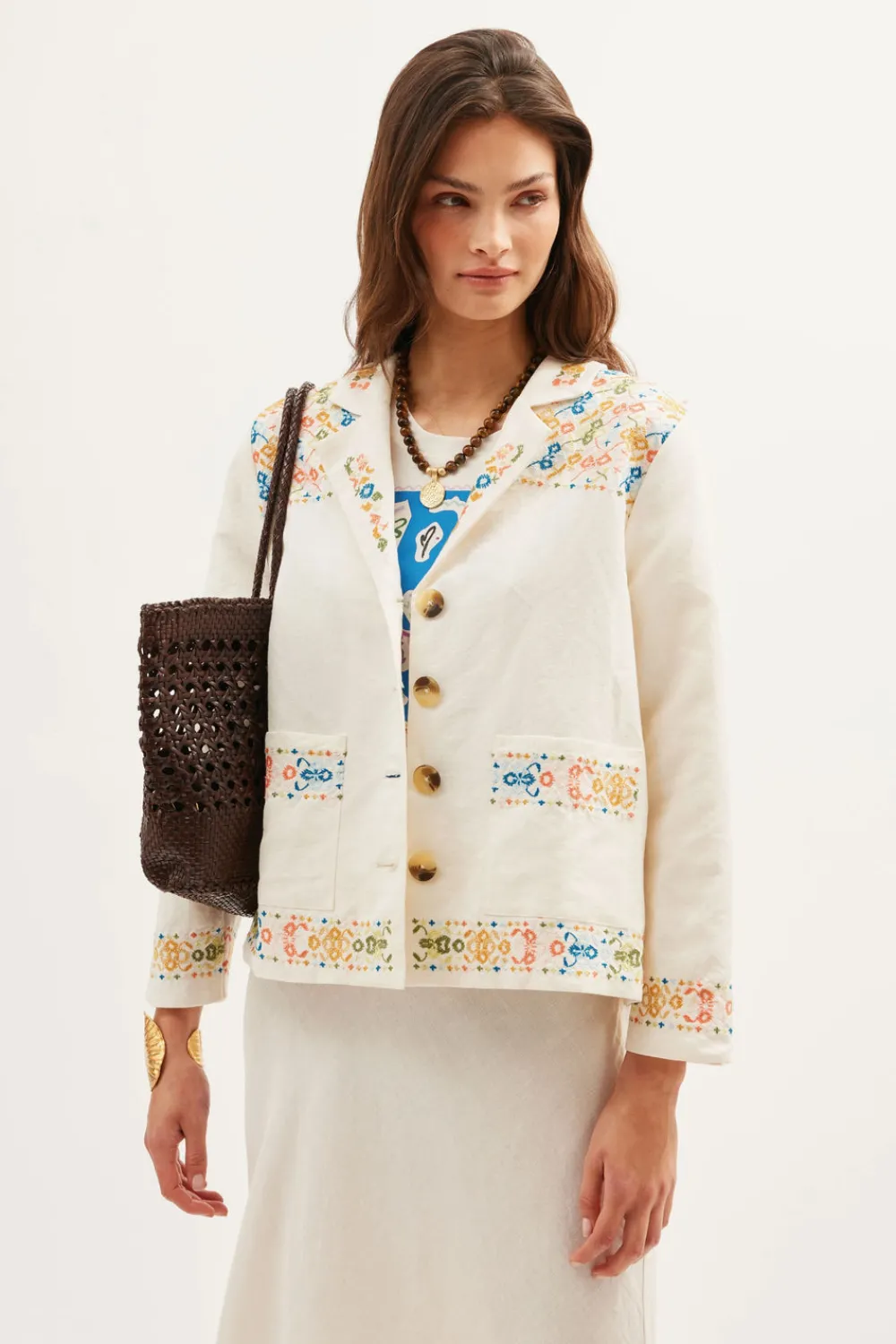 RIXO Taya Embroidered Jacket^ Coats And Jackets