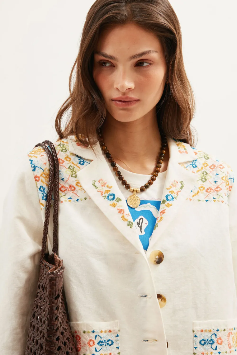 RIXO Taya Embroidered Jacket^ Coats And Jackets