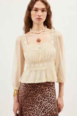 RIXO Tyla Tulle Top^ Tops