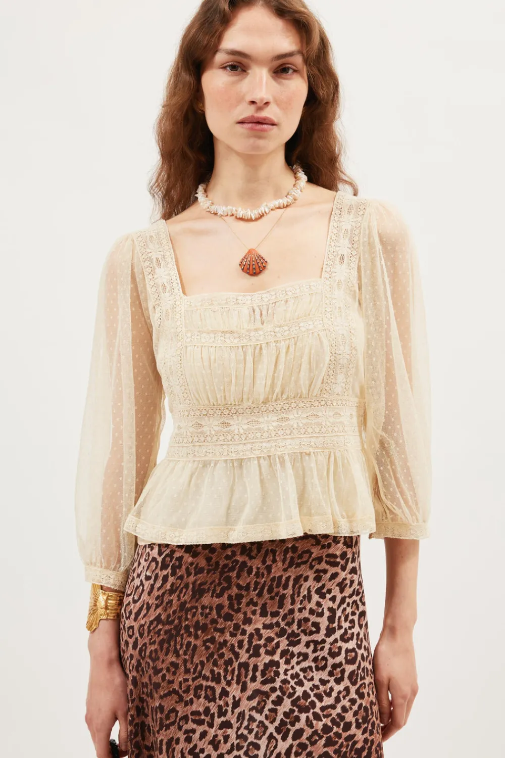 RIXO Tyla Tulle Top^ Tops