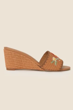 RIXO Vardi Raffia Wedges^ Shoes And Boots|Shoes And Boots