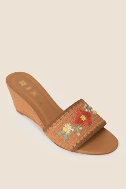RIXO Vardi Raffia Wedges^ Shoes And Boots|Shoes And Boots