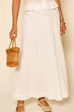 RIXO Vienne Cotton Midi Skirt^ Skirts|Co-Ords