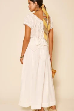 RIXO Vienne Cotton Midi Skirt^ Skirts|Co-Ords