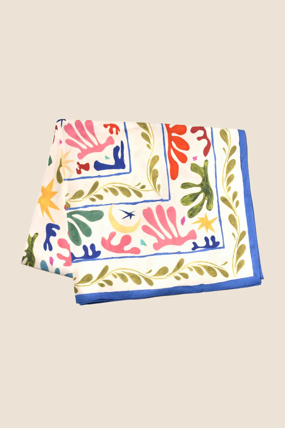 RIXO Zebe Linen and Cotton-Blend Tablecloth^ Homeware