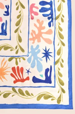 RIXO Zebe Linen and Cotton-Blend Tablecloth^ Homeware