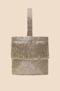 RIXO Zenni Beaded Bucket Bag^ Occasion Dresses|Black Tie