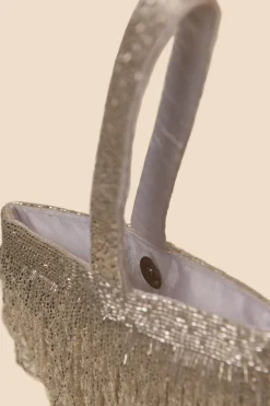 RIXO Zenni Beaded Bucket Bag^ Occasion Dresses|Black Tie