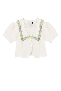 RIXO Zinia Linen Blend Top^ Tops|Co-Ords